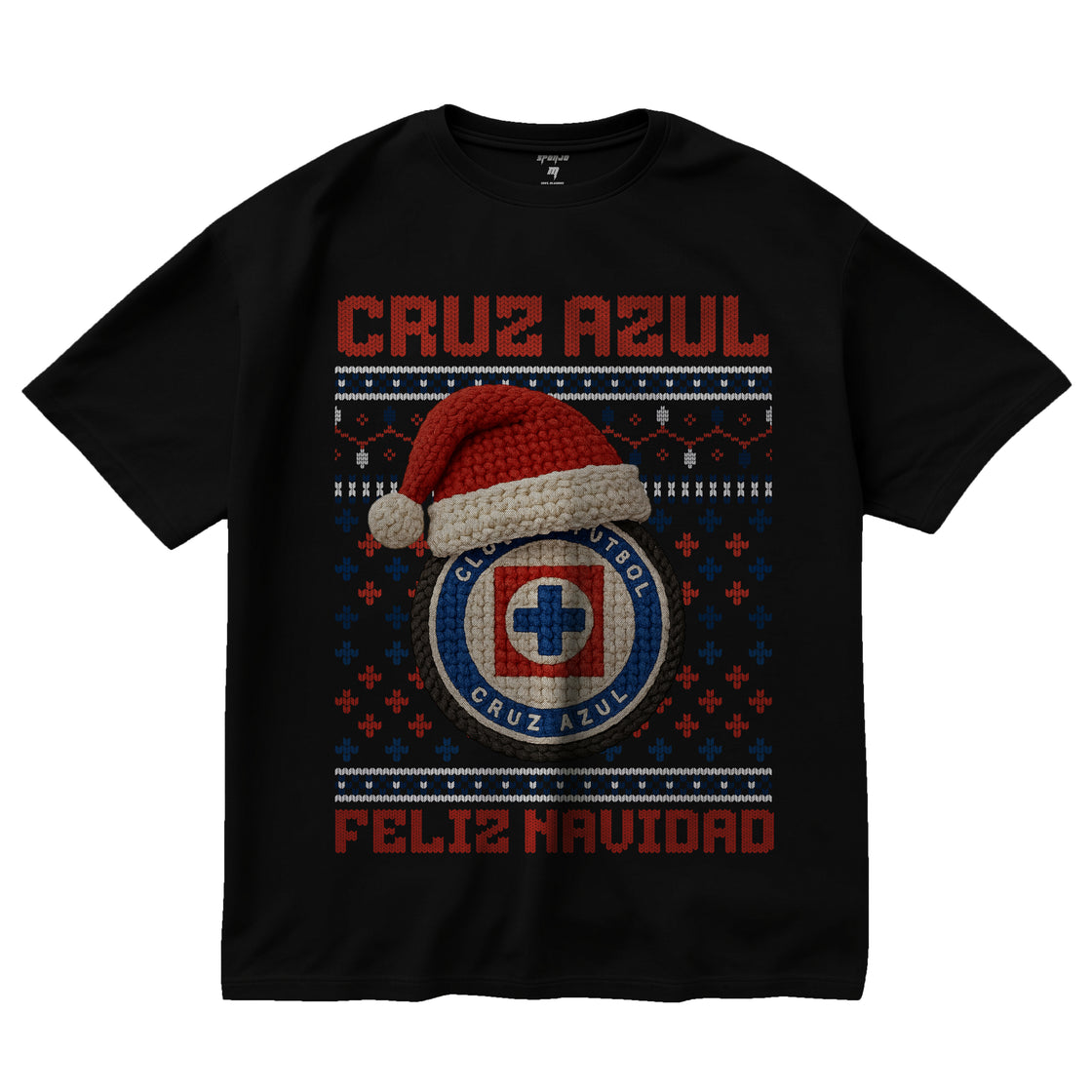 Playera Navidad Ugly Equipo De Futbol Club Cruz Azul