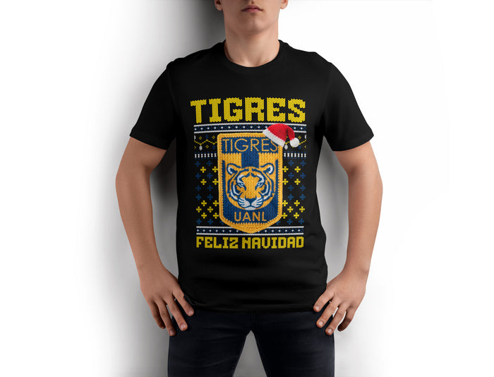 Playera Navidad Ugly Equipo De Futbol Club Tigres