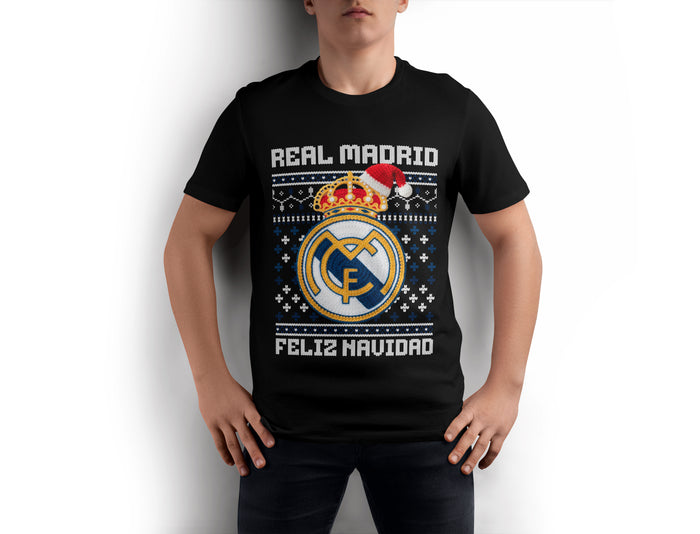 Playera Navidad Ugly Equipo De Futbol Club Real Madrid