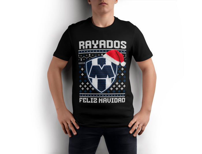 Playera Navidad Ugly Equipo De Futbol Club Monterrey Rayados