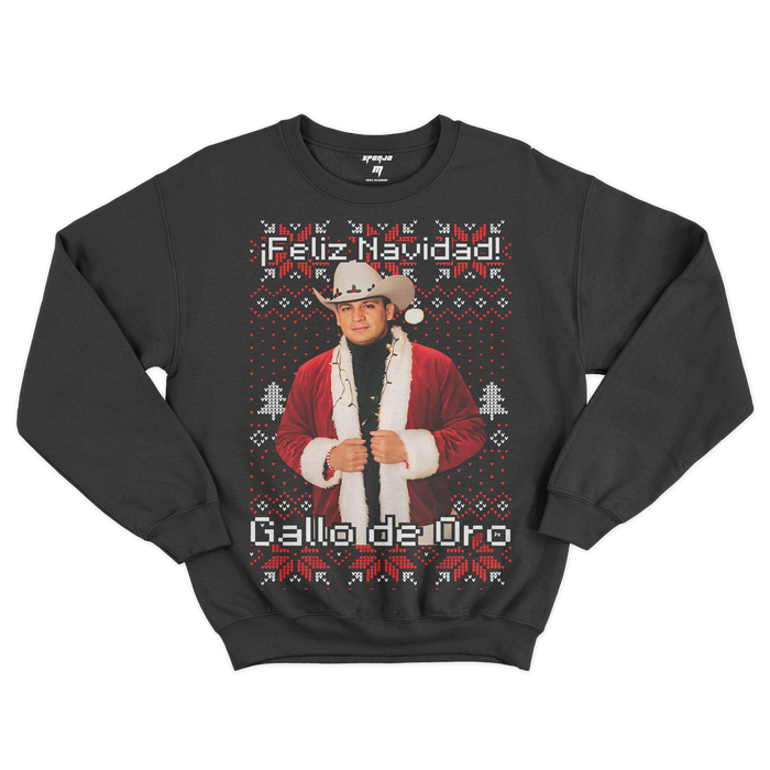 Sudadera Navideña Ugly Sweater Valentin Elizalde Gallo de Oro